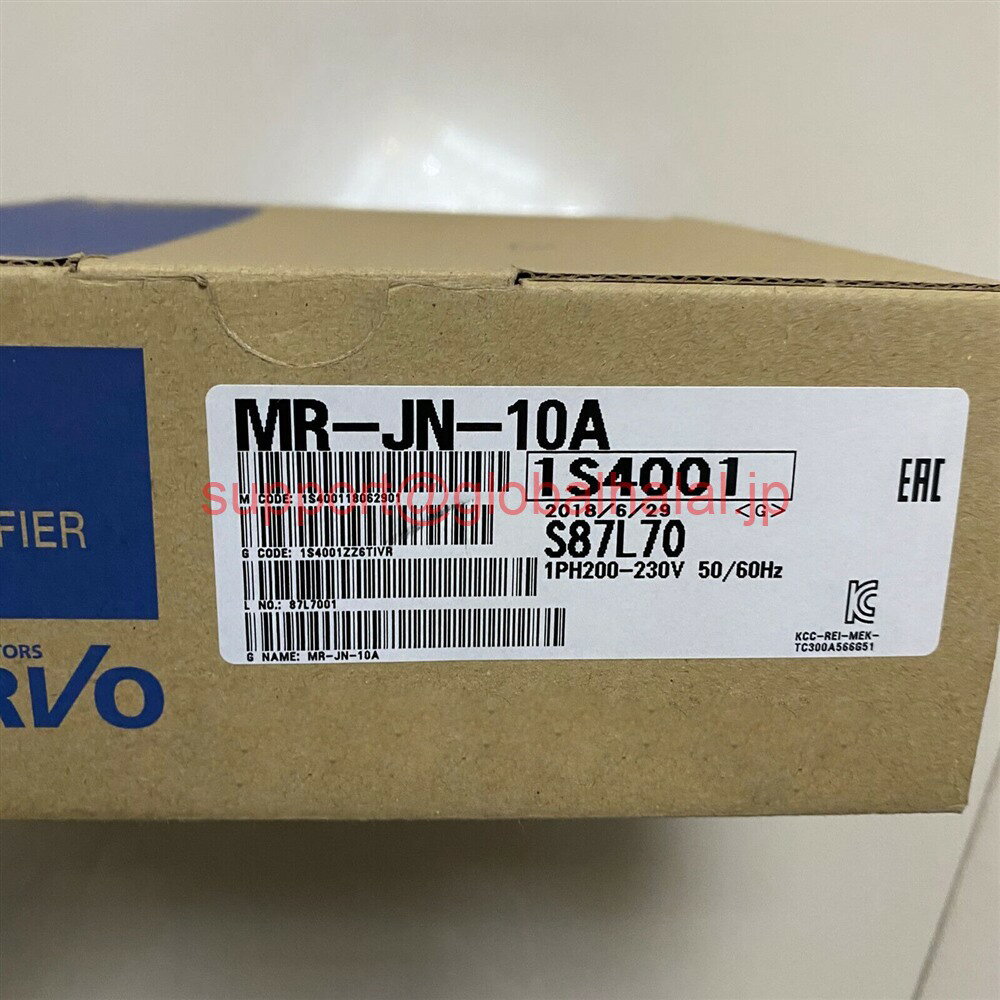 Rakuten - 新品【東京発★適格請求書★税込】MITSUBISHI/三菱 サーボドライバー MR-JN-10A【6ヶ月保証】