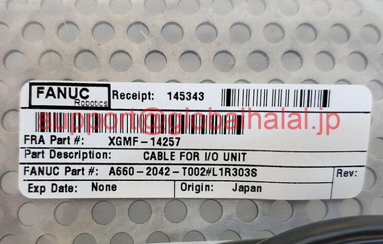 Netbook （UmPC） - 新品【東京発★適格請求書★税込】FANUC ファナック A660-2042-T002/L1R303S CABLE FOR I/O UNIT【6ヶ月保証】