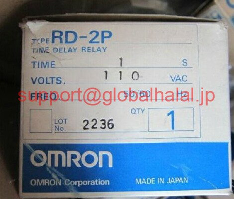 新品【東京発★適格請求書★税込】OMRON RD-2P Time relay RD2P AC110V オムロン【6ヶ月保証】