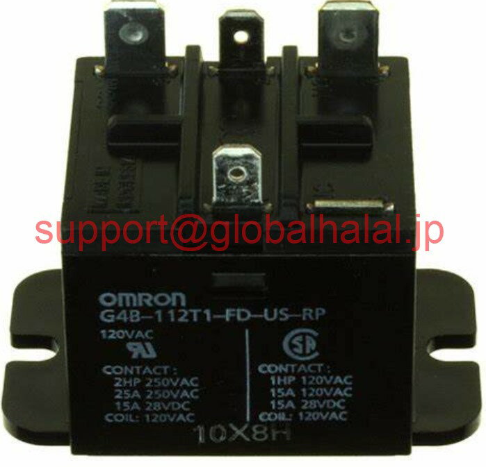 新品【東京発★適格請求書★税込】(3個) G4B-112T1-FD-US-RP Omron RELAY GEN PURPOSE SPST 25A 24V オムロン【6ヶ月保証】