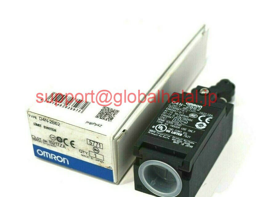Rakuten - 新品【東京発★適格請求書★税込】Omron Limit Switch D4N-2B62 オムロン【6ヶ月保証】