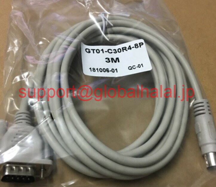 新品【東京発★適格請求書★税込】MITSUBISHI PLC Communication Cable GT01-C50R4-8P (5m)【6ヶ月保証】