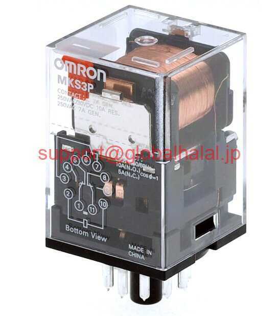 新品【東京発★適格請求書★税込】Mks3Pin-5 Omron Industrial Automation Dc24 Power Relay 3Pdt 24Vdc 10A Plug In Mks 3Pin-5 オムロン【6ヶ月保証】