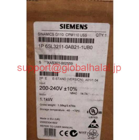 Rakuten - 新品【東京発★適格請求書★税込】6SL3211-0AB21-1UB0 1.1KWインバーターCB【6ヶ月保証】