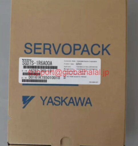 新品【東京発★適格請求書★税込】(新)YaskaSGD7S-1R6A00Aサーボドライバー 【6ヶ月保証】 新品【東京発★適格請求書★税込】(新)YaskaSGD7S-1R6A00Aサーボドライバー 【6ヶ月保証】