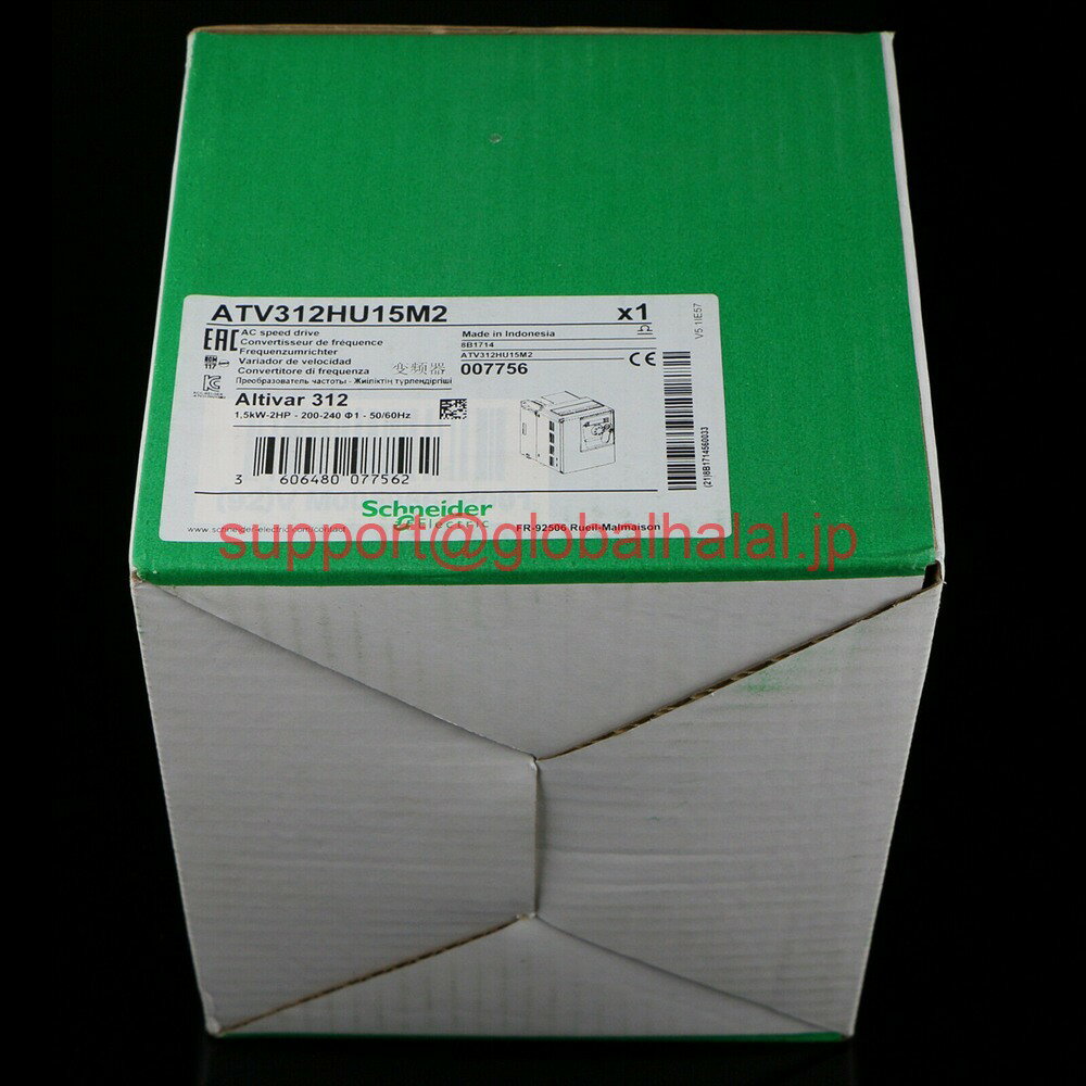Rakuten - 新品【東京発★適格請求書★代引可】ブランドSchneider ATV312HU15M2,0.5KW 200 240 【6ヶ月保証】