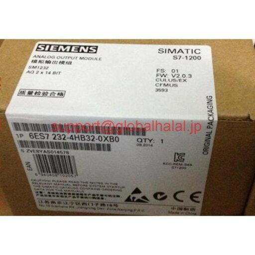 新品【東京発★適格請求書★代引可】Siemens 6ES7 232-4HB32-0XB0元のメーカーShed C3 【6ヶ月保証】 新品【東京発★適格請求書★代引可】Siemens 6ES7 232-4HB32-0XB0元のメーカーShed C3 【6ヶ月保証】