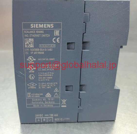 新品【東京発★適格請求書★代引可】シーメンス スイッチ モジュール 6GK5008-0GA10-1AB2 【6ヶ月保証】