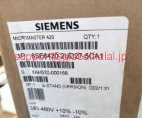 新品【東京発★適格請求書★代引可】6SE6420-2UD27-5CA1コンバーターIN 【6ヶ月保証】