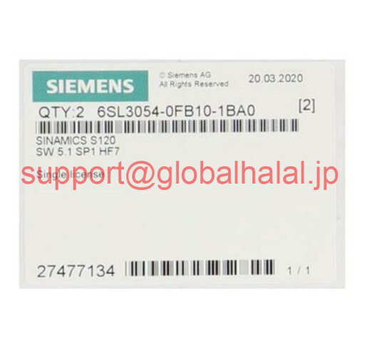 新品【東京発★適格請求書★代引可】Siemens PLC 6SL3054-0FB00-1BA0 【6ヶ月保証】 新品【東京発★適格請求書★代引可】Siemens PLC 6SL3054-0FB00-1BA0 【6ヶ月保証】