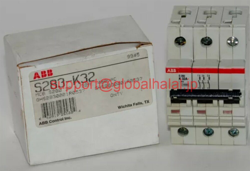 新品【東京発★適格請求書★代引可】ABB【サーキットブレーカー】S283-K32 (S283 K32 FS) 【6ヶ月保証】