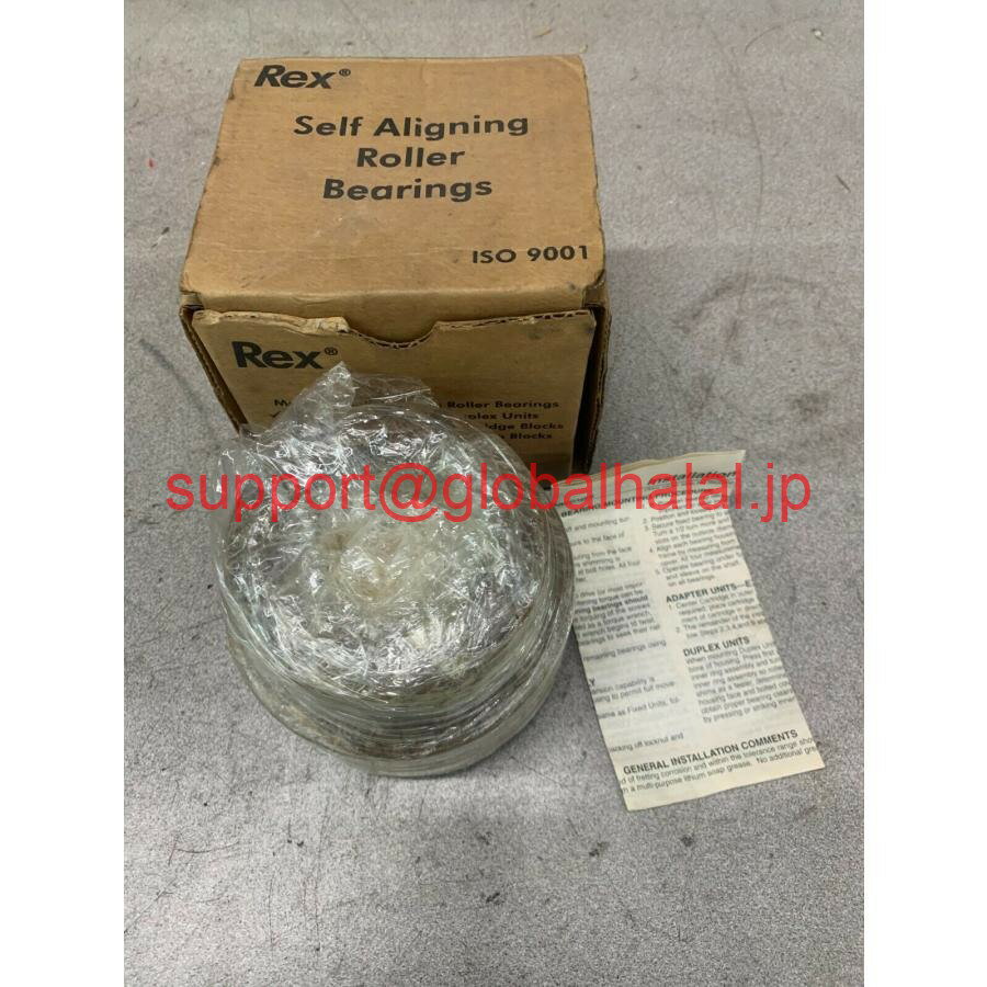 新品【東京発★適格請求書★代引可】rexnordローラーベアリングインサート2-1/2 ボア2208U 【6ヶ月保証】