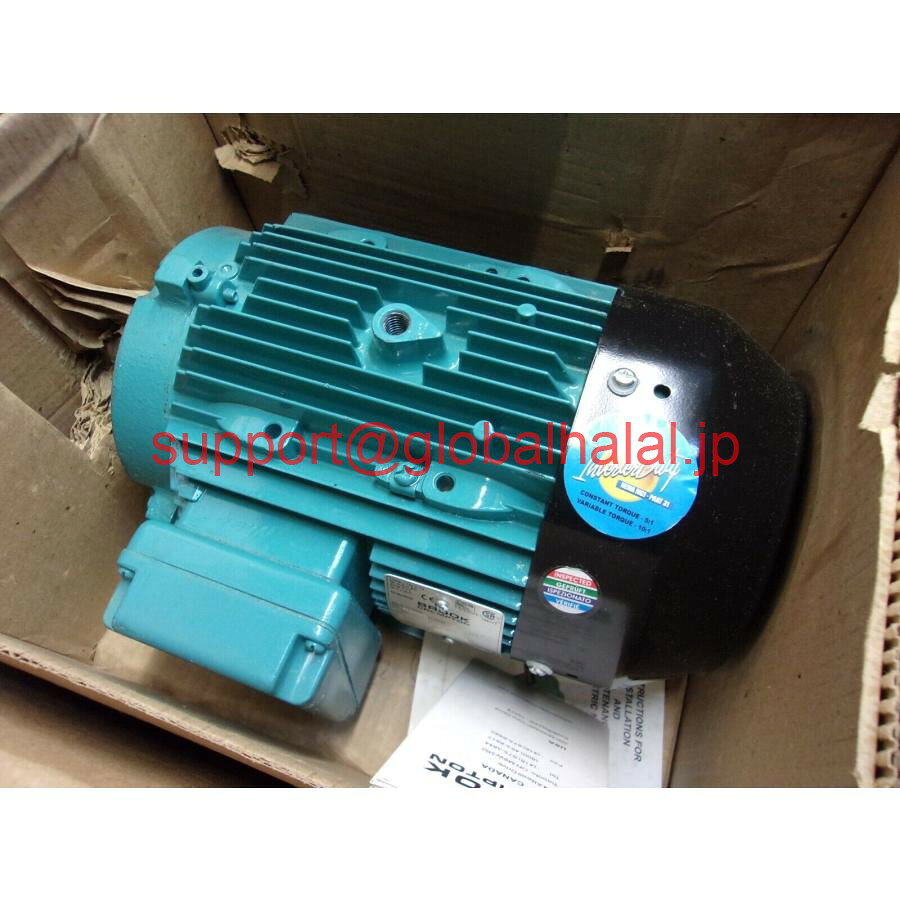 新品Brook Crompton WA4M004-2Cモーター、4馬力、3Phase、1800rpm、C FACE WITH FEET、0865A 