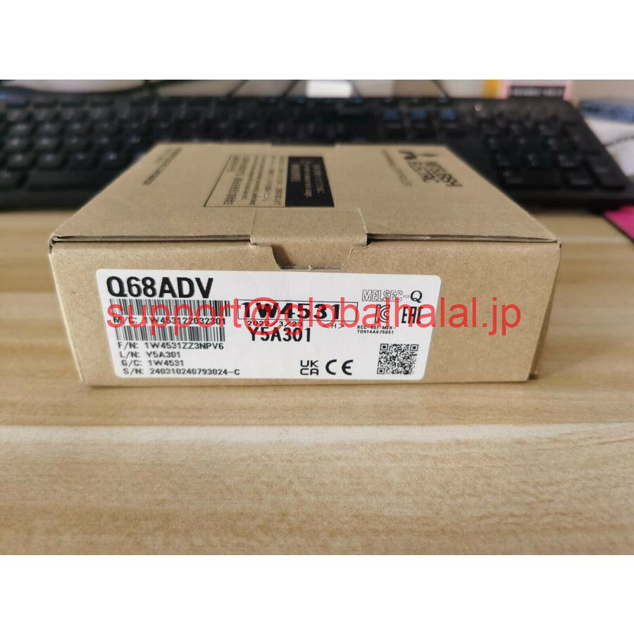 Rakuten - 新品【東京発★適格請求書★代引可】三菱PLC Q68ADV In Box Brand 【6ヶ月保証】