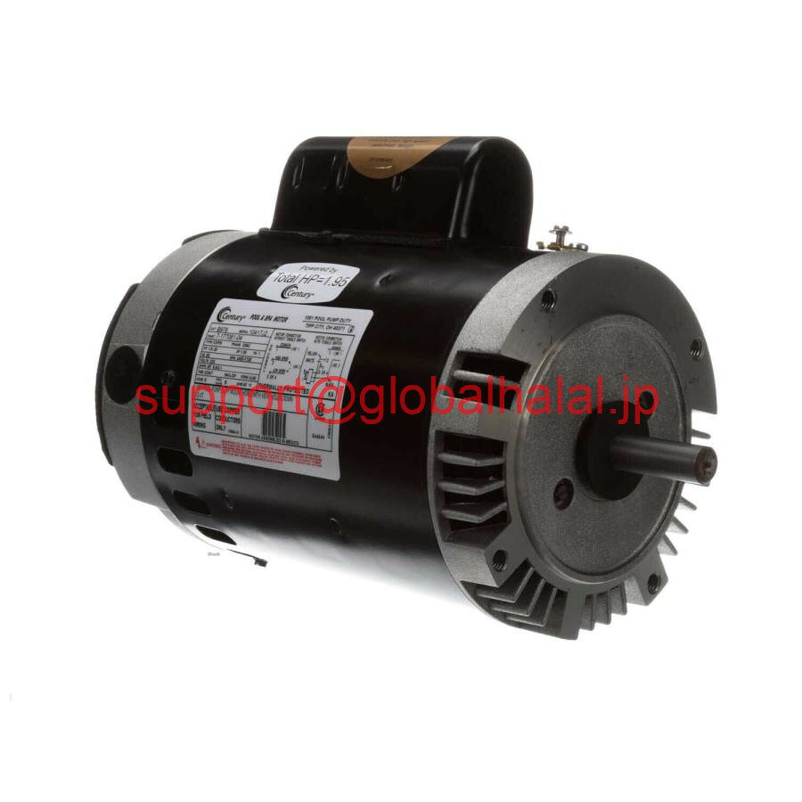 18 inches - 20 inches - 新品【東京発★適格請求書★代引可】Century B976 Electric Motor 1.5 hp 3600 rpm 1ph 230 volt 56c 2速度 【6ヶ月保証】