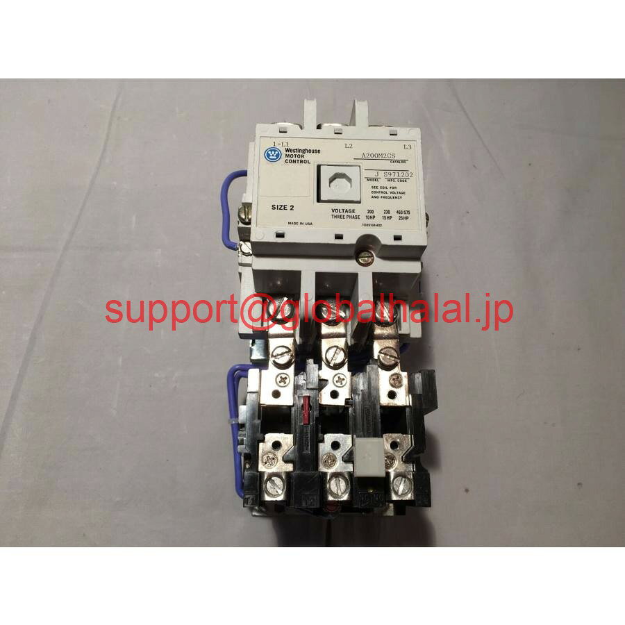 Liquid Crystal Protector - 新品【東京発★適格請求書★代引可】Westinghouse A200M2CSサイズ2 DC磁気スターター125 VDCコイル1268C86G02 【6ヶ月保証】