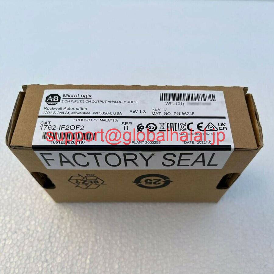 新品NewAB 1762-IF2OF2 Ser B Micrologix 1200 I/Oモジュール1762IF2222 HT 1PCS