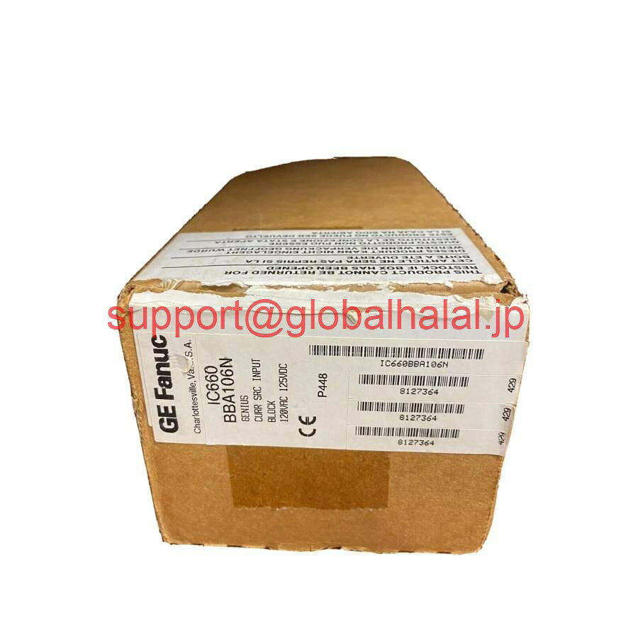 新品GEファナック、天才、現在のソースアナログ入力ブロックIC60BBA106 