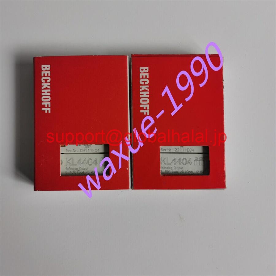 新品【東京発★適格請求書★代引可】Beckhoff kl4404 in Box 【6ヶ月保証】