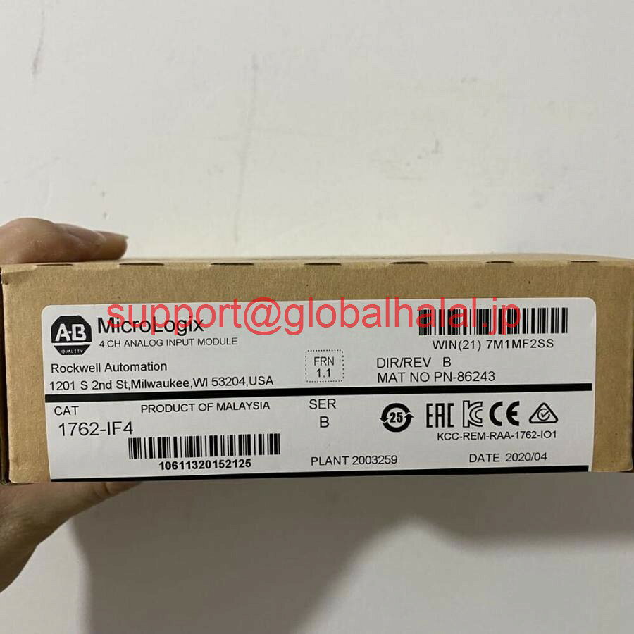 新品2022-2023 Allen Bradley 1762-IF4 Micrologix 4ポイントアナログ入力モジュール 