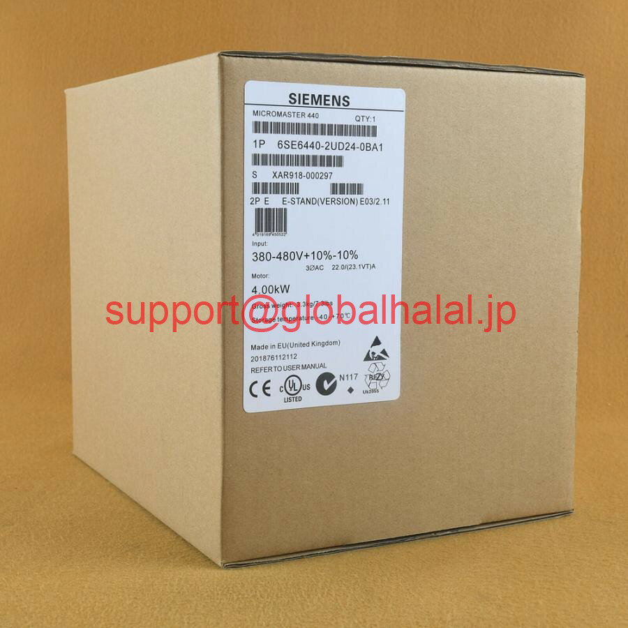 Hewlett Packard - 新品【東京発★適格請求書★代引可】シーメンス 6SE6440-2UD24-0BA1 6SE64402UD240BA1 MICROMASTER440 アウトフィルター 【6ヶ月保証】