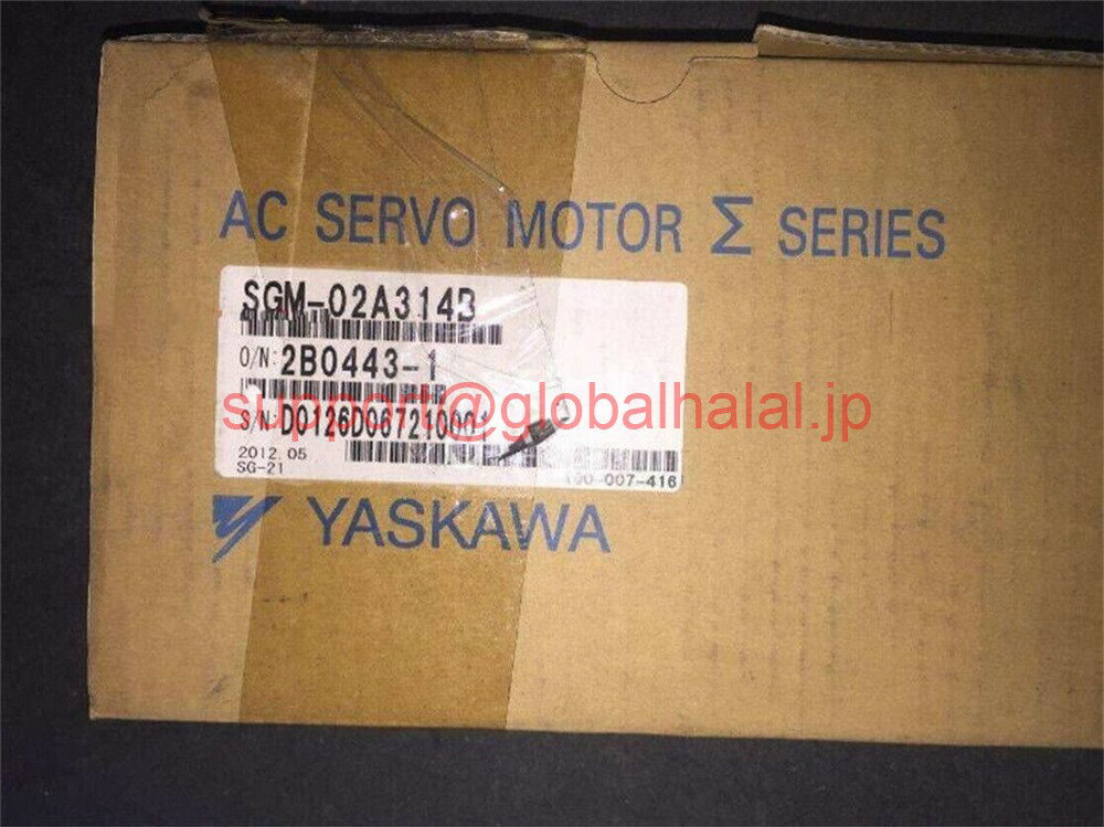 DELL - 新品【東京発★適格請求書★税込】YASKAWA / 安川電機 SGM-02A314B サーボモーター【6ヶ月保証】