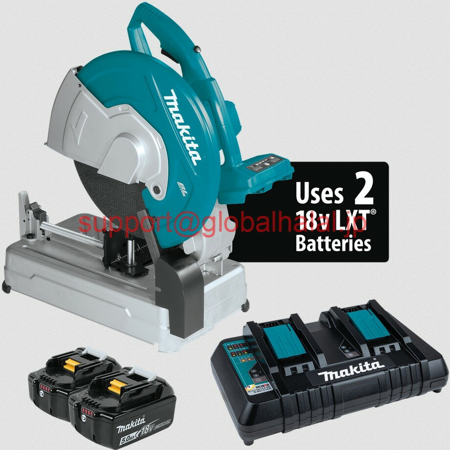 21 inches+ - 新品【東京発★適格請求書★代引可】Makita XWL01PT 18V X2 LXT 36V Brushless Cordless 14-In Cut_Off Saw Kit 5.0ah 【6ヶ月保証】
