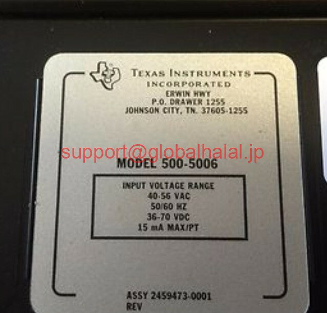 ���ʡ����ȯ��Ŭ������������ġ�NEW SIEMENS 500-5006 DIGITAL INPUT MODULE 8INPUT 48VDC,AW ��6�����ݾڡ�