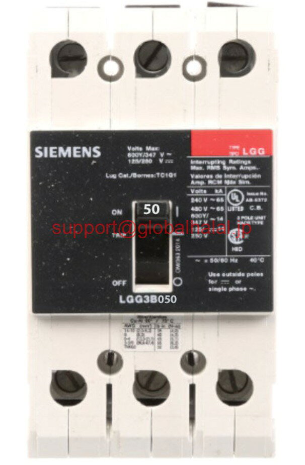 BenQ - 新品【東京発★適格請求書★代引可】NEW SIEMENS LGG3B050L/LGG3B050 CIRCUIT BREAKER 50A 3 POLE 480V 【6ヶ月保証】