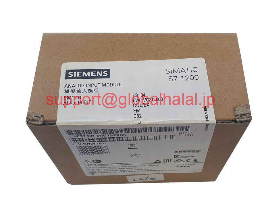 Hewlett Packard - 新品【東京発★適格請求書★代引可】Siemens PLC 6ES7 231-5ND32-0XB0 1PCS nib 【6ヶ月保証】