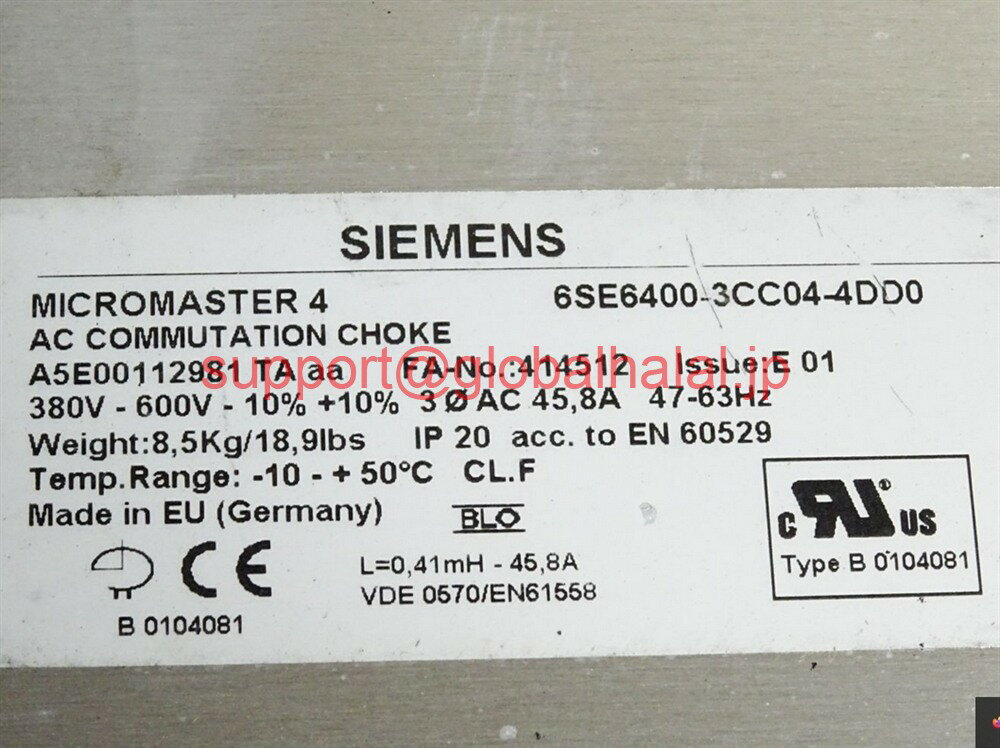 商品詳細 商品説明 新品未使用 保証期間：6ヶ月（商品をお受け取ってから） 初期不良につきまして、交換又は返金が可能です。 *その際、送料はこちらから負担致します。 発送詳細 商品の発送は入金後の5-7日間くらいです。 運送会社：佐川急便/ゆうパック 連絡方法 販売中のカテゴリーにご希望の型式がない場合は、メールでご希望の型式をご連絡いただければ幸いです。 メールアドレス：support@globalhalal.jp 注意 極一部製品は数年前から生産終了の長期保管品ですが、保証期間は同様に6ヶ月で、動作確認は済んでおります。 *販売中の商品は複数在庫がございますので、同じ画像を使い回しております。予めご了承ください。お世話になります。 当店主に三菱電機、安川電機、富士電機、OMORON等のサーボモーター及びほかのモーター等を販売しています。 当店出品中の商品は全部保証6ヶ月のです。ご安心ください。 ご不明な点がありましたら質問欄にてご質問ください。 メールアドレス：support@globalhalal.jp よろしくお願いします。