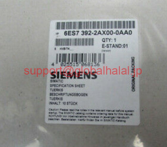 Rakuten - 新品【東京発★適格請求書★代引可】Siemens 6ES7 392-2AX00-0AA0 Module /PL3 【6ヶ月保証】