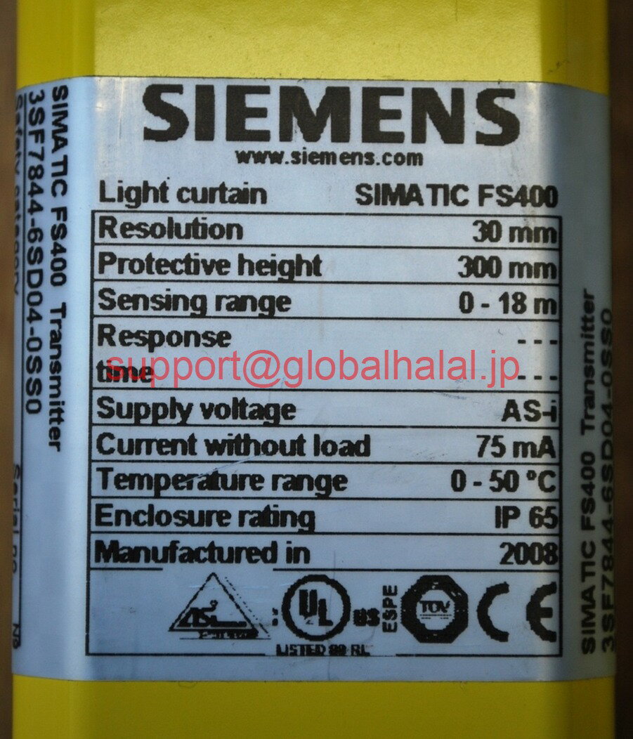 新品【東京発★適格請求書★代引可】Siemens Simatic 3SF7844-6SD04-0SS0 Transmitter with Receiver - NEW 【6ヶ月保証】