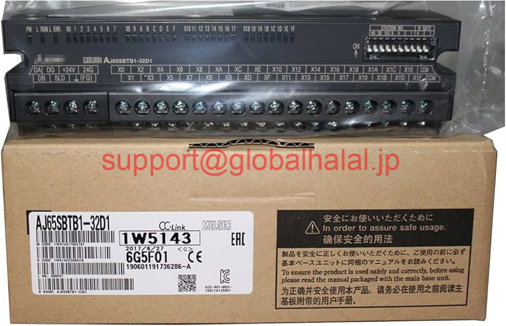 新品【東京発★適格請求書★代引可】1pcs new Mitsubishi PLC AJ65SBTB1-32D1 【6ヶ月保証】