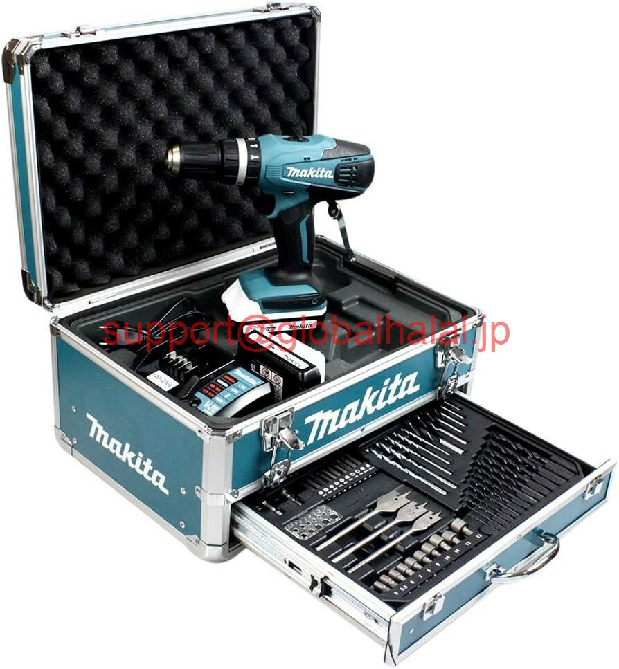 ʡȯŬġMakita HP457DWEX4 Kit Drill Battery 18V 2x1,5Ah Suitcase Accessories 6ݾڡ