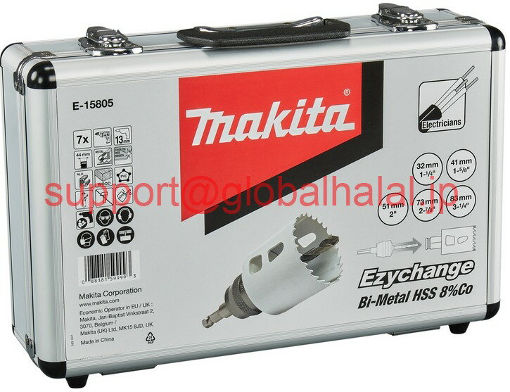 乐天商城 - 新品【東京発★適格請求書★代引可】MAKITA E-15805 Set 7 Saws Cup O 32-3 9/32in Ezychange Bim Universal Case 【6ヶ月保証】