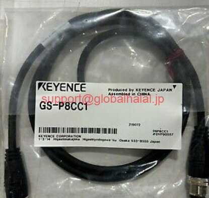 Rakuten - 新品【東京発★適格請求書★代引可】Keyence GS-P8CC1 延長ケーブル1m M12コネクタ8ピン ドアセンサGS-M用 【6ヶ月保証】