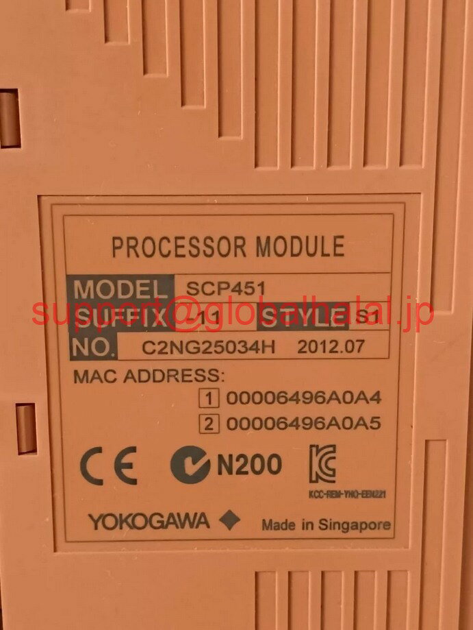 Lenovo - 新品【東京発★適格請求書★代引可】横河電機製 PLC SCP451-11-S1 プロセスモジュール SCP451 【6ヶ月保証】