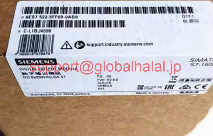 新品Siemens 6ES7522-5FF00-0AB0 SIMATIC S7-1500 6ES7 522-5FF00-0AB0 PLCモジュール 