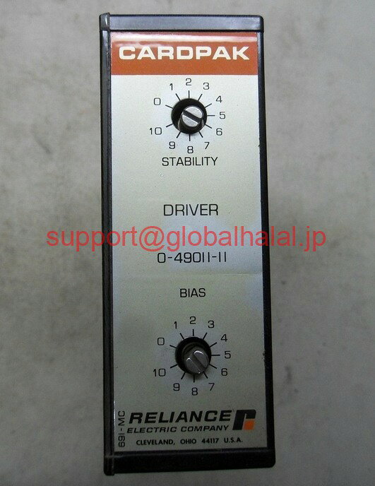 新品【東京発★適格請求書★代引可】Reliance Electric 0-49011-11 CardPak 049001111安定性ドライバー 【6ヶ月保証】