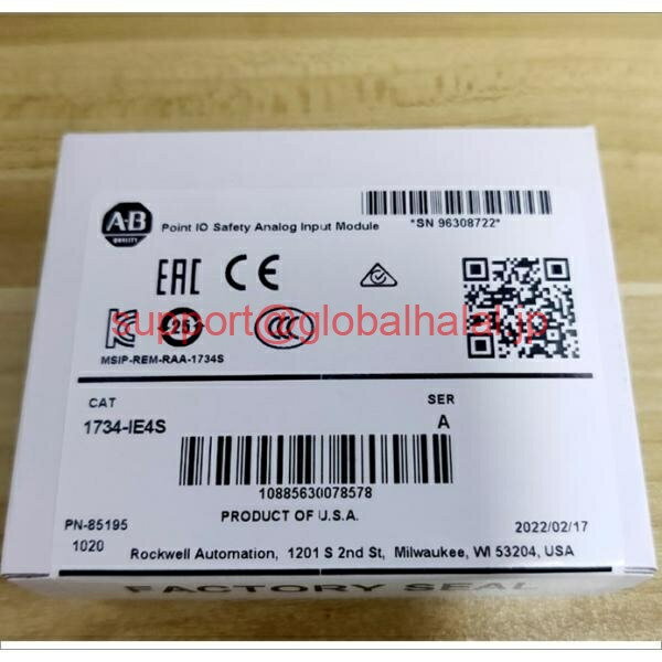 Other - 新品【東京発★適格請求書★代引可】Allen-Bradley 1734-IE4SER A POINT I/O 安全入力モジュール 【6ヶ月保証】
