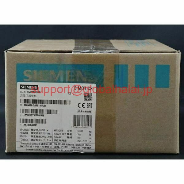 新品【東京発★適格請求書★代引可】シーメンス 1FL6044-1AF61-0AA1 1FL6 044-1AF61-0AA1 【6ヶ月保証】