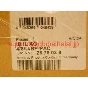 新品【東京発★適格請求書★代引可】IB IL AO 4/8/U/BP-PAC / 2878036 インラインターミナル、8 アナログ V 出力 【6ヶ月保証】