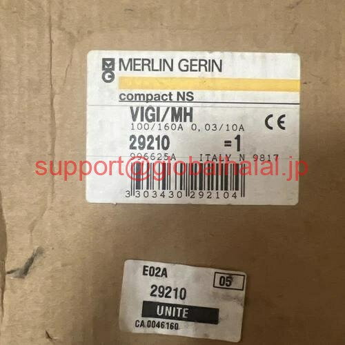 新品Merlin Gerin Vigi/MH 29210 Earth Leakage Module -LV429210に置き換えられました 