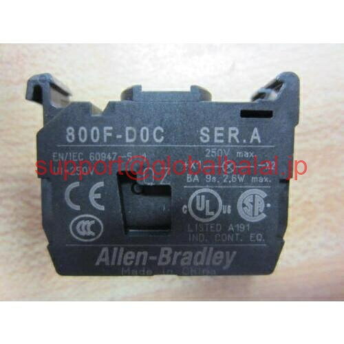 SONY - 新品【東京発★適格請求書★代引可】アレン?ブラッドリー 800F-D0C ブロック 800F-DOC (36 個パック) 【6ヶ月保証】