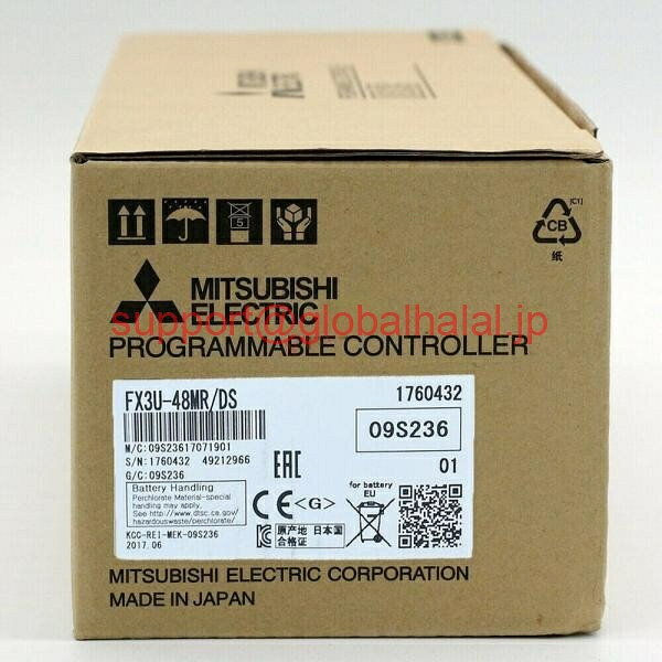 NEC - 新品【東京発★適格請求書★代引可】三菱PLC FX3U-48MR/DNIB 【6ヶ月保証】