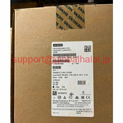 NEC - 新品【東京発★適格請求書★代引可】 6SL3 210-1KE21-7UB1 シーメンス SINAMICS G120C 定格電力 6SL3210-1KE21-7UB1 【6ヶ月保証】