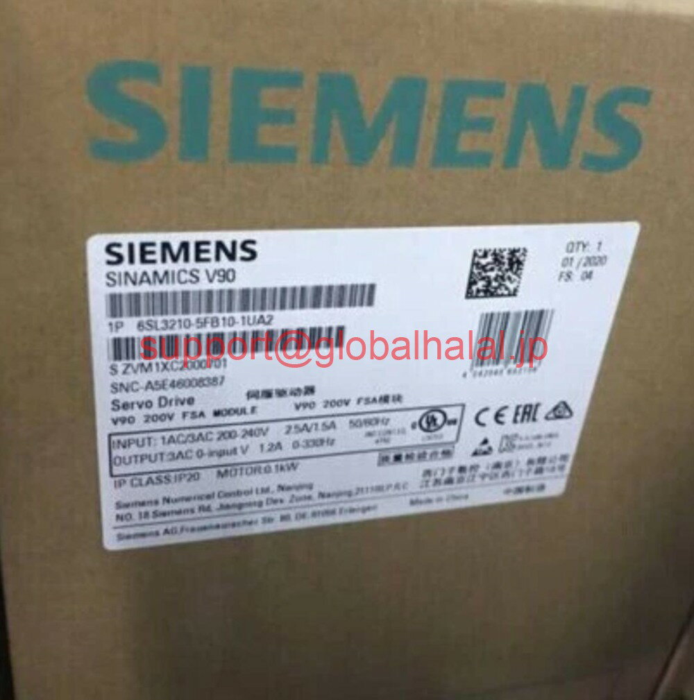 Rakuten - 新品【東京発★適格請求書★税込】6SL3210-5FB10-1UA2 シーメンス 6SL3 210-5FB10-1UA2 【6ヶ月保証】