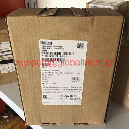 SHARP - 新品【東京発★適格請求書★税込】Siemens 6SL3 210-1PE14-3UL1 6SL3210-1PE14-3UL1 【6ヶ月保証】
