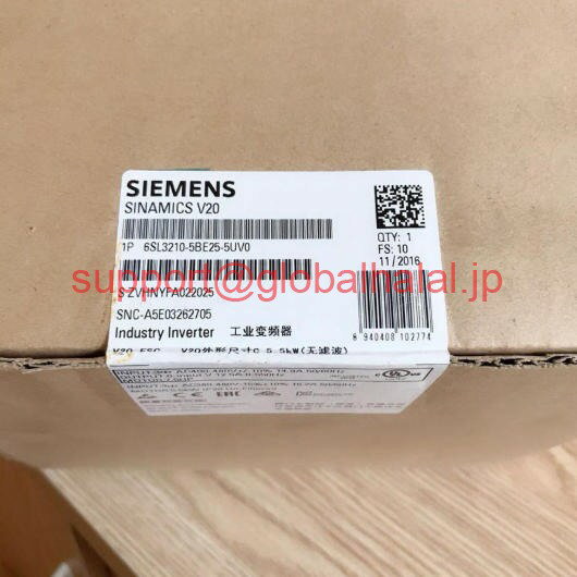 乐天商城 - 新品【東京発★適格請求書★税込】シーメンス 6SL3210-5BE25-5UV0 インバータ 【6ヶ月保証】